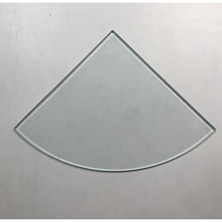 Abolos Floating Corner Glass Wall Shelf Wayfair